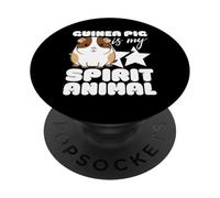 Cochon d'Inde est Mon Esprit Animal Kawaii Dessin animé Cochon d'Inde PopSockets PopGrip Adhésif