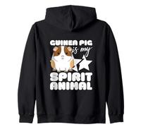 Cochon d'Inde est Mon Esprit Animal Kawaii Dessin animé Cochon d'Inde Sweat à Capuche