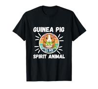 Cochon d'Inde est Mon Esprit Animal Kawaii Dessin animé Cochon d'Inde T-Shirt