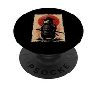 Cochon d'Inde Guerrier Samouraï Tradition Japonaise Manga PopSockets PopGrip Adhésif
