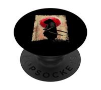 Cochon d'Inde Guerrier Samouraï Tradition Japonaise Manga PopSockets PopGrip Adhésif