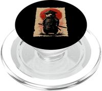 Cochon d'Inde Guerrier Samouraï Tradition Japonaise Manga PopSockets PopGrip pour MagSafe