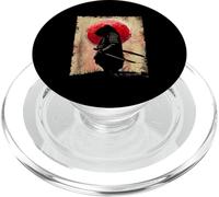 Cochon d'Inde Guerrier Samouraï Tradition Japonaise Manga PopSockets PopGrip pour MagSafe
