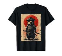Cochon d'Inde Guerrier Samouraï Tradition Japonaise Manga T-Shirt