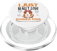 Cochon d'Inde I Just Really Love Guinea Pigs PopSockets PopGrip pour MagSafe