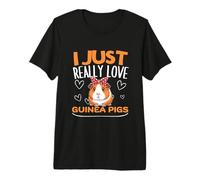 Cochon d'Inde I Just Really Love Guinea Pigs T-Shirt Haut de Gamme