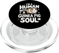 Cochon d'Inde I'm A Human with A Guinea Pig Animals Pet PopSockets PopGrip pour MagSafe