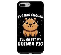 Cochon d'Inde I've Had Enough I'll Go Pet My Guinea Pig Coque pour iPhone 7 Plus/8 Plus