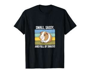 Cochon d'Inde Petit, Impertinent et Plein de collations Mignon Cochon d'Inde T-Shirt Graphique avec Valeur