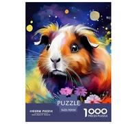 Cochon d'Inde Puzzle 1000 pièces - Activité DIY Artistique, Défi Cérébral, Poster Inclus Et Emballage Cadeau Premium, 70x50cm/1000pcs