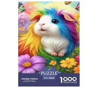Cochon d'Inde Puzzle 1000 pièces - Cadeau Parfait pour Passionnés De Puzzles, Carton Premium, Pièces Épaisses, Poster Mural, 38x26cm/1000pcs