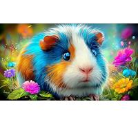 Cochon d'Inde Puzzle 1000 pièces Educa Cadeau Unique De l'art Décoration Jeu éduchatif Challenge Toy pour Adultes & Enfants des 14 Ans 38x52cm/1000pcs