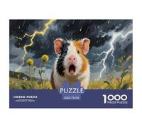 Cochon d'Inde Puzzle 1000 Pièces Educa Jouet en Bois Divertissement Créatif De l'art De La Décoration Jeu Éducatif Challenge Toy Adultes & Enfants des 14 Ans 1000pcs (75x50cm)