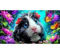 Cochon d'Inde Puzzle 1000 pièces Educa Jouet en Bois Divertissement créatif De l'art Décoration Jeu éducatif Challenge Toy pour Adultes & Enfants des 14 Ans Cochon d'Inde38x52cm/1000pcs