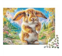 Cochon d'Inde Puzzle 1000 Pièces pour Adults Et Enfants, Jeu De Défi Intellectuel Puzzles52x38cm/1000pcs