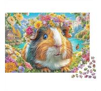 Cochon d'Inde Puzzle 1000 Pièces, Puzzles Difficiles, Adaptés Aux Adultes Et Aux Enfants, Jeu De Défi Intellectuel 70x50cm/1000pcs