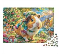 Cochon d'Inde Puzzle 1000 Pièces, Puzzles Difficiles, Adaptés Aux Adultes Et Aux Enfants, Jeu De Défi Intellectuel 70x50cm/1000pcs