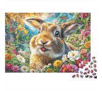 Cochon d'Inde Puzzle 1000 Pièces, Puzzles Difficiles, Adaptés Aux Adultes Et Aux Enfants, Jeu De Défi Intellectuel 52x38cm/1000pcs