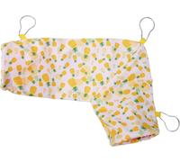 Cochon d'Inde -Rats -Tunnel de coin polyester facile à réparer doux et mignon pour les petits pet -ananas jaune