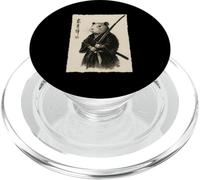 Cochon d'Inde Samouraï Japon Guerrier Esthétique Anime PopSockets PopGrip pour MagSafe