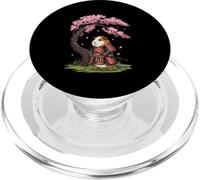 Cochon d'Inde Samouraï Japonais Guerrier Anime Art PopSockets PopGrip pour MagSafe