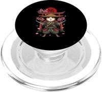Cochon d'Inde Samouraï Japonais Guerrier Anime Art PopSockets PopGrip pour MagSafe