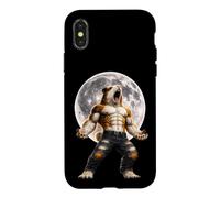 Cochon d'Inde WereGuineaPig Alpha Funny Vintage Horror Meme Coque pour iPhone X/XS