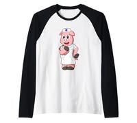 Cochon Infirmière Porte-Bloc Manche Raglan