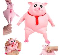 Cochon Jouet Anti Stress-Squeeze Jouet Élastique&Jouet Rose Co-chon Anti Stress|Cochon de Décompression Créatif pour Bureau&Adulte | Accessoire de Détente Durable&Drôle(Rosa Piggy Squeeze Toy)