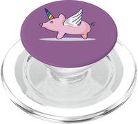 Cochon Licorne Cochon unipig drôle cochons Magiques PopSockets PopGrip pour MagSafe