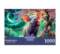 Cochon Magique Puzzle Adulte 1000 Pièces L'Excellence des Puzzles en Défi Complexe - Cadeau D'Exception pour Un Public Adulte Et 14+ 38x26cm/1000pcs
