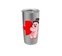 Cochon Marié Coeur Mariage Gobelet isotherme en acier inoxydable double paroi