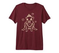 Cochon Mignon Cochon Cochon retrouvailles Bal Concours de beauté Reine T-Shirt Haut de Gamme