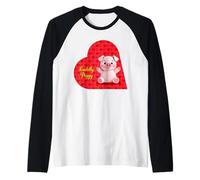 Cochon Mignon et câlin - Valentine Manche Raglan