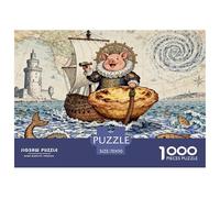 Cochon navigateur Portugais Puzzle en Bois Imperméable Puzzles De 1000 Pièces pour Adultes Cadeaux Impossible Jeux Éducatifs