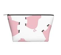Cochon Rose, Trousse de Toilette Trousse de Maquillage Sac à cosmétiques Trousse de Toilette de Voyage Portable