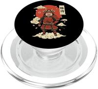 Cochon Samouraï Guerrier Japonais PopSockets PopGrip pour MagSafe