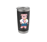 Cochon Secrétaire Porte-bloc Bureau Gobelet isotherme en acier inoxydable double paroi