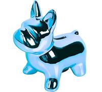Cochon Tirelire Personnalisée XXL - Mariage, Enfant, Adulte - Originale à Casser pour Billet et Pièce - Cadeau Anniversaire, Noël, Nouvel An (Bleu)