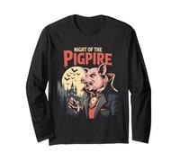 Cochon Vampire porcelet Halloween Manche Longue