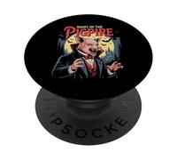 Cochon Vampire porcelet Halloween PopSockets PopGrip Adhésif