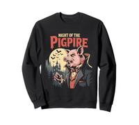 Cochon Vampire porcelet Halloween Sweatshirt