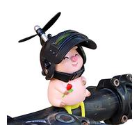 Cochon Vélo Cloche Nouveauté Casque Cochon Vélo Cloche Belle Cochon en Silicone Enfants Vélo Corne Sonnette Velo Vélo Guidon Cloche pour Enfants Bebe Toddler Adultes Deco