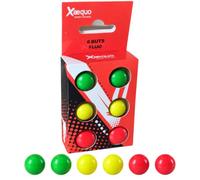 Cochonnets Fluo, Pack de 6 Buts Fluorescents de Pétanque, Vert Rouge Jaune | Cochonnets Fluorescents Vert, Rouge Et Jaune, Légers et Très Visibles, Idéals pour Clubs, Associations ou Joueurs Réguliers