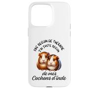 Cochons d'Inde Cadeau Humour Rongeur Femme Homme Coque pour iPhone 15 Pro Max