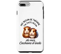Cochons d'Inde Cadeau Humour Rongeur Femme Homme Coque pour iPhone 7 Plus/8 Plus
