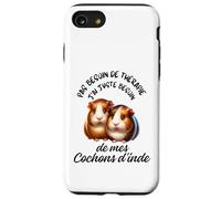 Cochons d'Inde Cadeau Humour Rongeur Femme Homme Coque pour iPhone SE (2020) / 7/8