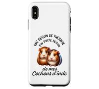 Cochons d'Inde Cadeau Humour Rongeur Femme Homme Coque pour iPhone XS Max