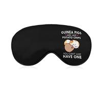Cochons d'Inde comme des puces masque pour les yeux de sommeil couvre-yeux doux bloquant les lumières bandeau avec sangle réglable pour la sieste de voyage