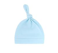 Cocila 06 Chapeaux Vieux-Et Organique Automne Mois De BéBé Doux pour Les GarçOns Filles Bonnets Chauds NouéS Et d'hiver Casquettes Baseball Casquette Chasseur (Sky Blue One Size) Chapeau Homme